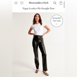 Vegan Leather 90s Straight Short Pant